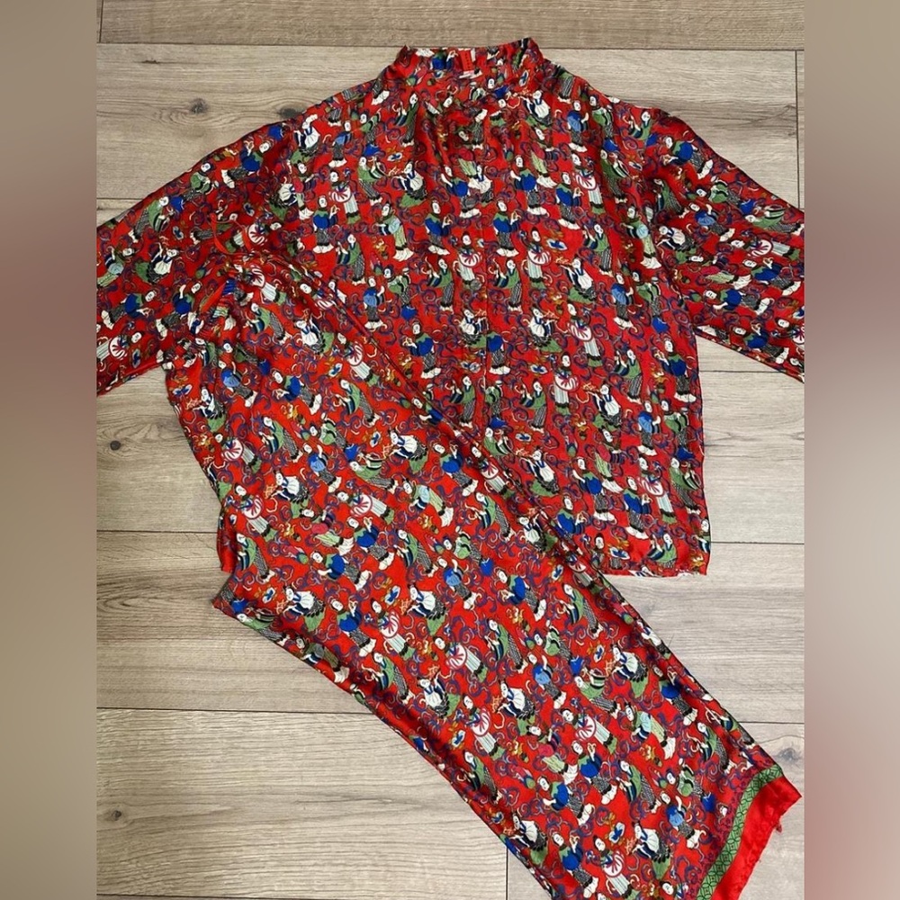 Natori Multicolor Floral Pajama Set